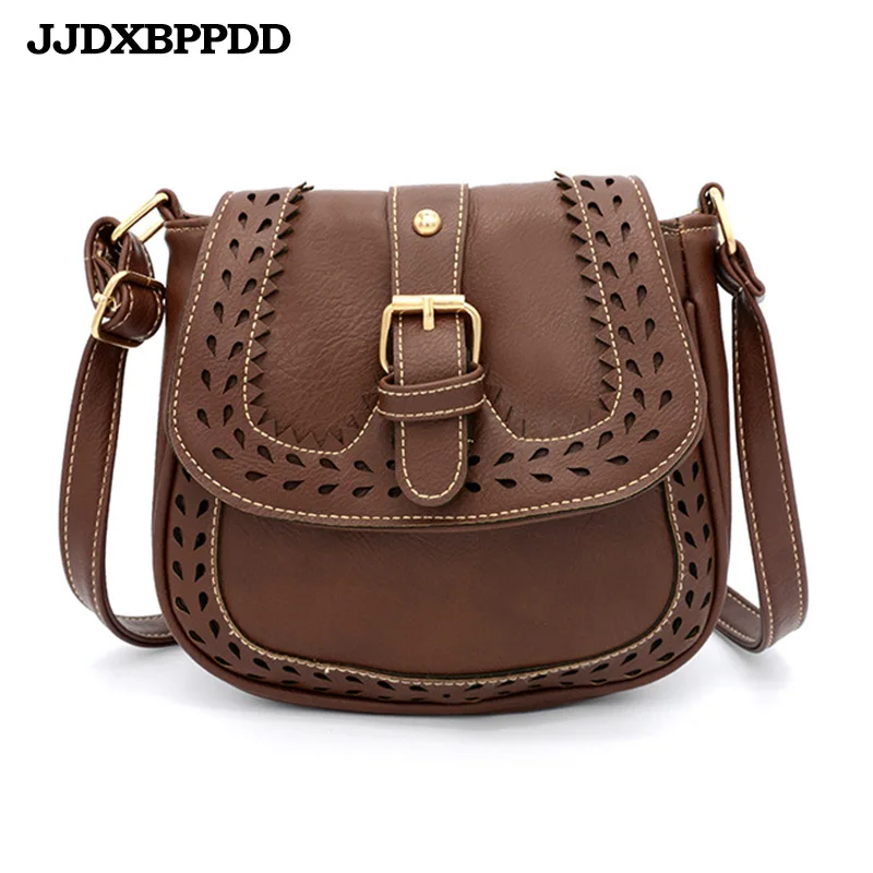 

JJDXBPPDD Crossbody Bags For Women Messenger Bags 2019 Vintage Leather Bags Handbags Women Famous Brand Small Shoulder