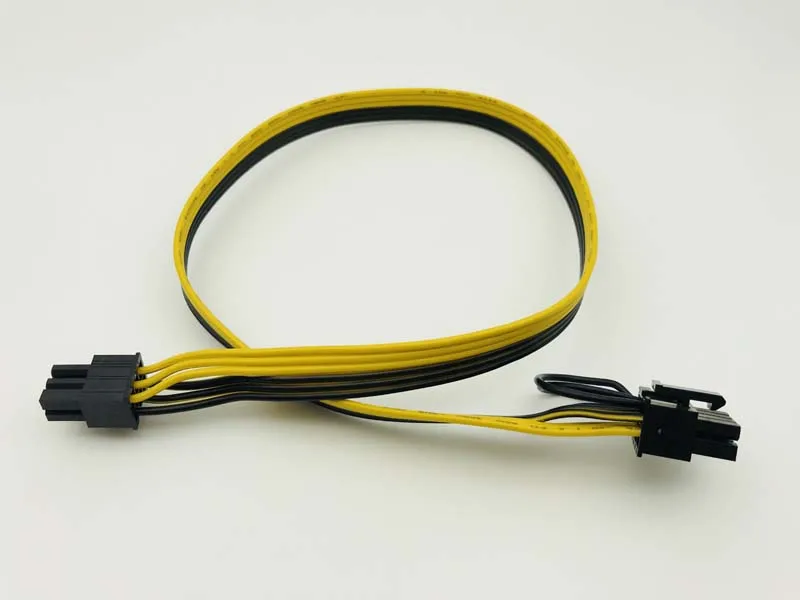 H1111Z PCIe 6pin to 8pin(6+2) Male to Male PCI-E Power Cable for GPU Power Supply Breakout Board Adapter for Ethereum Mining H1111Z PCIe 6pin to 8pin(6+2) Male to Male PCI-E Power Cable for GPU Power Supply Breakout Board Adapter for Ethereum Mining