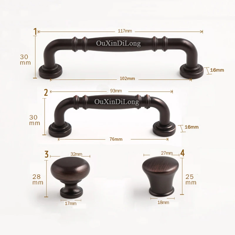 NEW(1PCS B1+ 28PCS B2+ 10PCS B3) Kitchen Furniture Handles Cupboard Wardrobe Drawer Cabinet Pulls Handles and Knobs