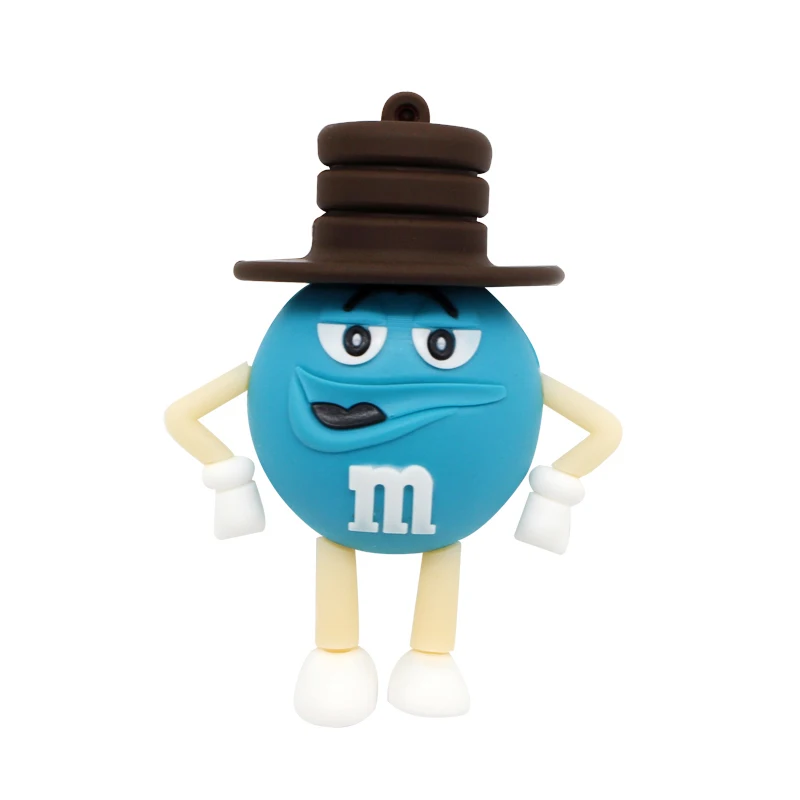 Reboto USB 2,0 Chocolate Bean USB флеш-накопитель 2 ГБ 1 ГБ 512 Мб мини-карта памяти M& M Флешка U диск - Цвет: M4