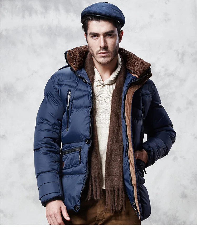 LKBEST, утолщенное зимнее пальто, для мужчин, с подкладкой, с капюшоном, Мужская парка, хлопок, зимняя куртка, для мужчин, сохраняет тепло, длинное пальто, верхняя одежда, брендовая одежда
