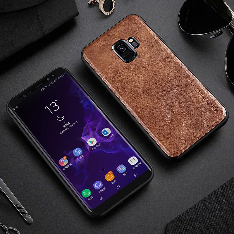 X-Level кожаный чехол для samsung S9 Plus мягкий Силиконовый противоударный чехол для samsung Galaxy s9 s9+ чехол