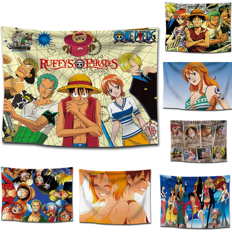 Гобелен с мотивом аниме Luffy Law Chopper гобелен на стену мандалой для спальни домашний