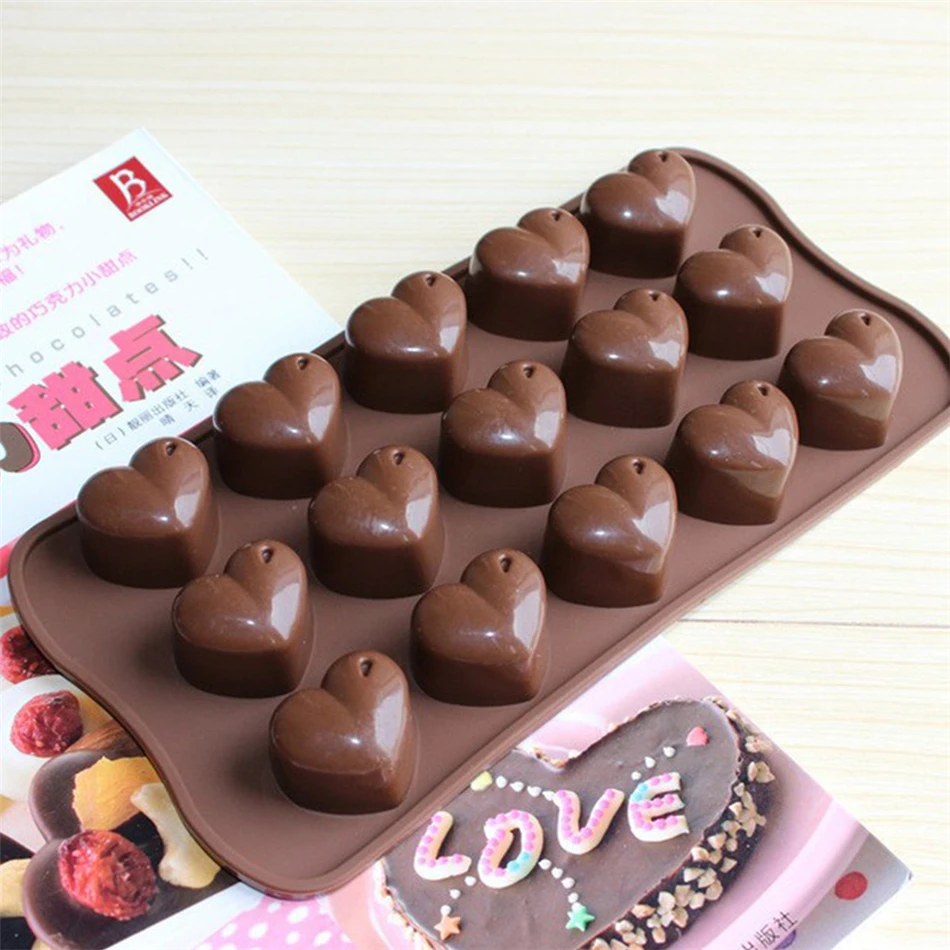 1 шт. силиконовая форма для шоколада Love Heart желе и мороженого торта Форма выпечки