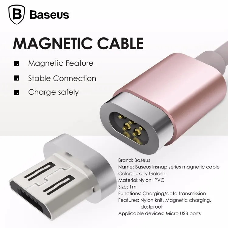 3 Baseus Magnetic Charger Cable