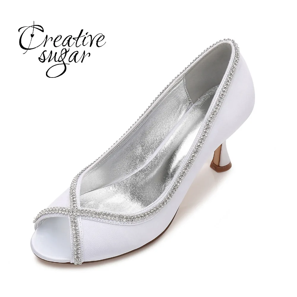 open toe diamond heels