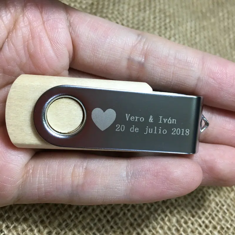 Пользовательский логотип, деревянная Usb флеш-накопитель, заказной металл, 4 ГБ, 8 ГБ, 16 ГБ, 32 ГБ, 64 ГБ, деревянная ручка, u диск, USB 2,0, карта памяти, подарки