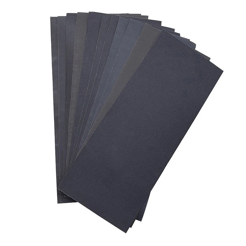 Abrasive Dry Wet Waterproof Sandpaper Sheets Assorted Grit of 400/ 600