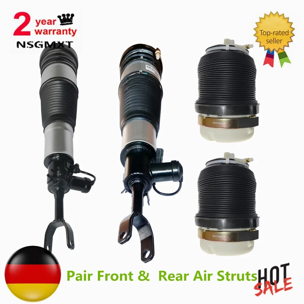 

AP01 Pair Front Rear Air Struts Air Suspension For Audi A6 S6 C6 /4F 4F0616005 4F0616039AA 4F0616001J