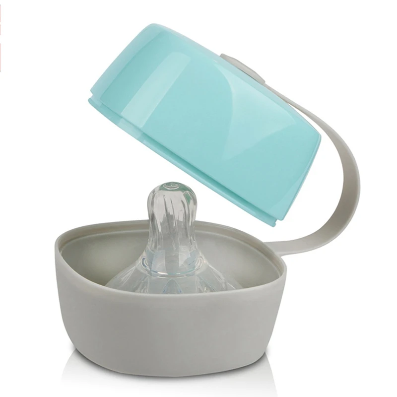 

Portable Baby Infant Kids Pacifier Nipple Case Holder 3 Colors Safety Nipple Teether Toys Travel Storage Box