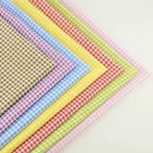 Mix 7 шт. хлопок Ткань различных Цвет прекрасный проверить Дизайн ремесел домашний текстиль ткани Скрапбукинг Tecido лоскутное шитье