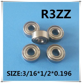 

High Quality R3ZZ shielded bearing inch series 3/16 x1 /2 x 0.196 inch 4.762x12.70x4.978 mm miniature shielded ball bearing