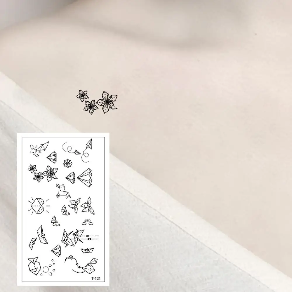 

T-121 A variety of cartoon patterns diamond small Trojan high quality temporary tattoo stickers detachable waterproof
