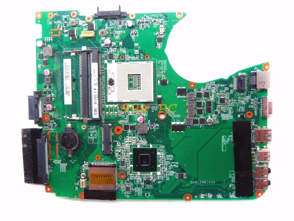

LAOKE FOR Toshiba Satellite L750 755 Laptop Motherboard HM65 A000081900 DABLDMB16A0 DDR3 Test ok