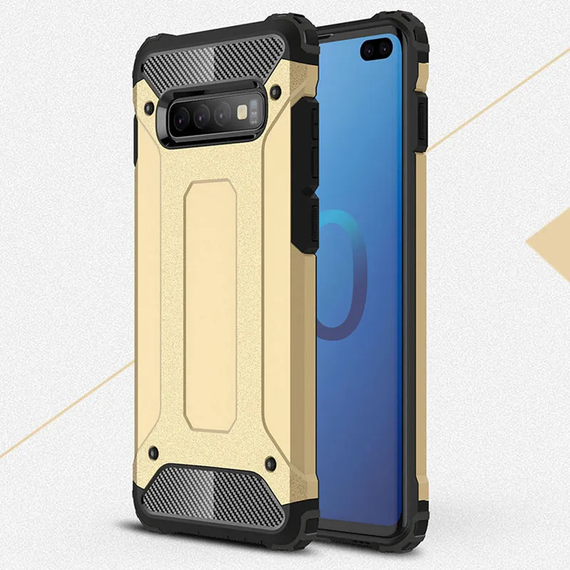 

Luxury Defender Shockproof Protection Phone Case For Samsung Galaxy S10 Plus M10 M20 S9 S8 S7 S6 Edge Note 9 Hybrid Armor Cover