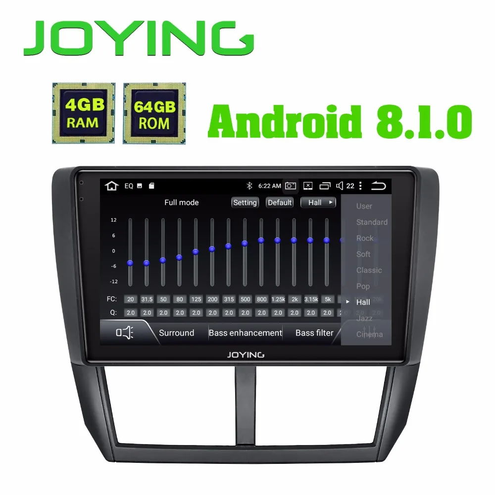 

JOYING 2 din Android 8.1 car radio player for Subaru Forester 2008-2012 built in DSP support Android auto stereo GPS head unit