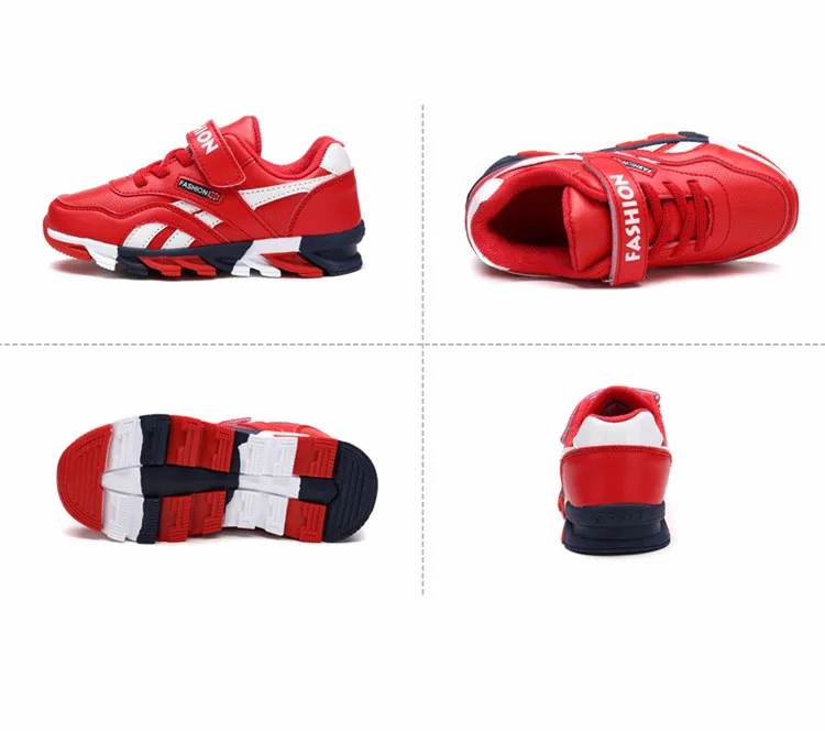 Обувь для детей для девочек Кроссовки Спортивная обувь для маленьких мальчиков зимняя детская Обувь для девочек Спортивная обувь кожи