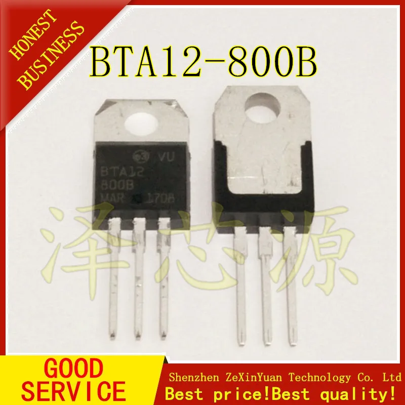 10 шт./лот BTA12-800B BTA12 12A/800V TO-220 12A симисторов двунаправленная тиристор | Электроника
