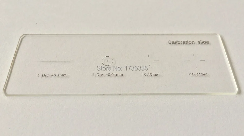 Free Shipping Microscope Micrometer Calibration Slide With 4 Types