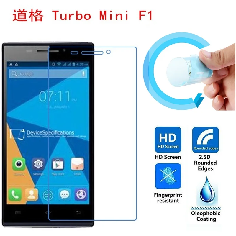 Doogee Turbo мини F1 Экран защитную пленку 2.5D ультратонкая Защитная мягкая прозрачная HD