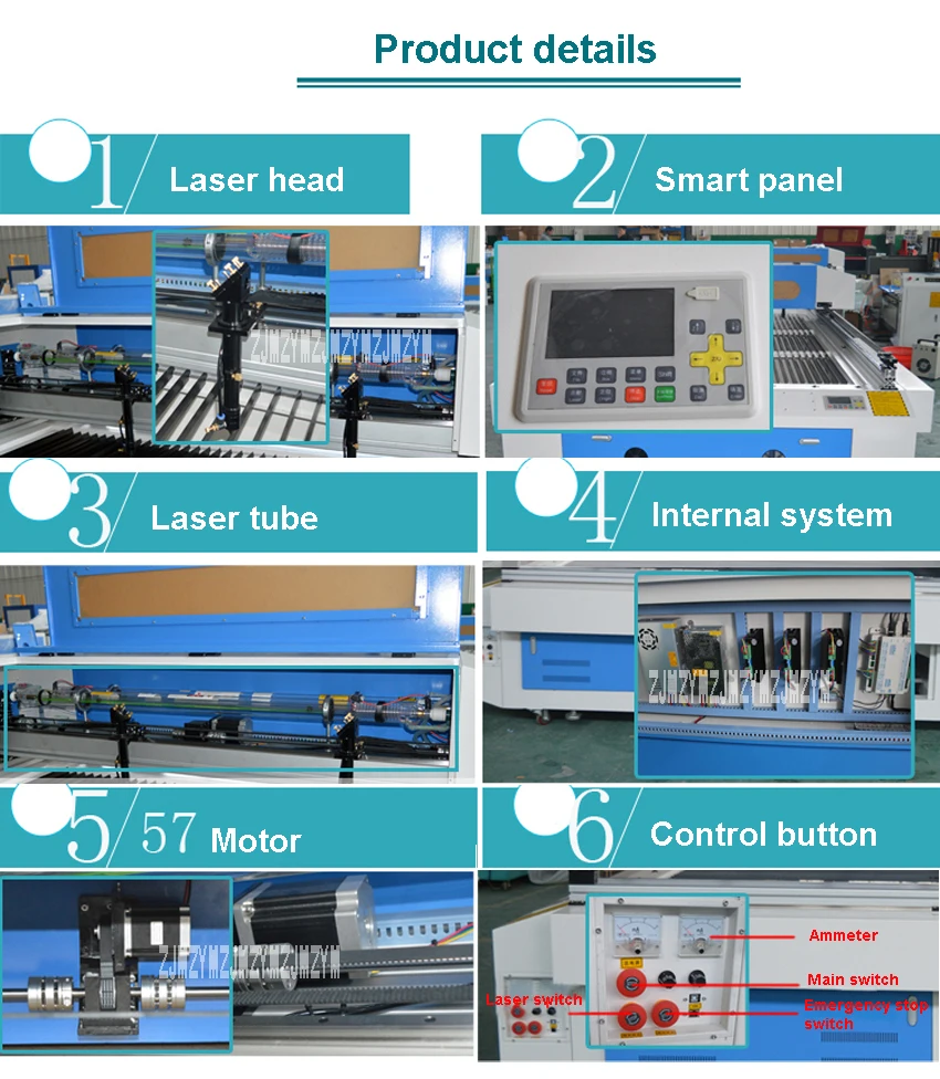 110 V/220 V 1325 аппарат для лазерной гравировки 80 ватт акрила, дерева, кожа для резки металла и неметалла гравировальный станок + водяной