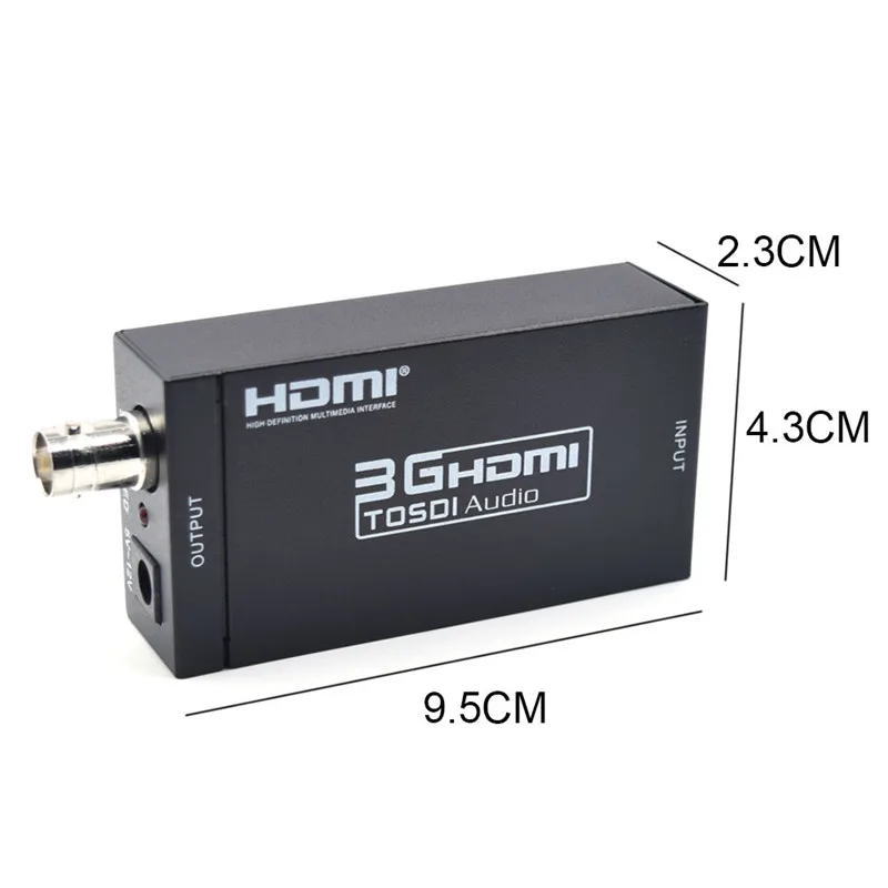 HD 3G HDMI to SDI Video Audio Signal Converter Adapter HD 1080p DV Monitor TV EM88