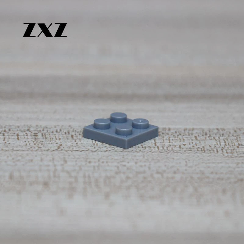 100 шт./лот 2x2 DIY Обучающие строительные блоки самоблокирующиеся детали 3022 сборные