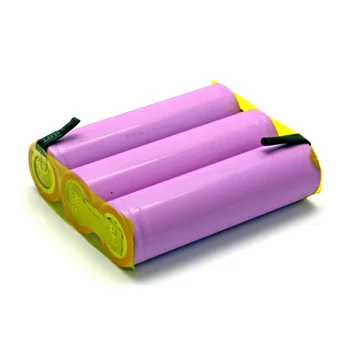 

SAMS ICR18650 lithium battery with spot welding with nickel connected 18650 2600mah 11.1v DIY pack 3cells battery in parallel