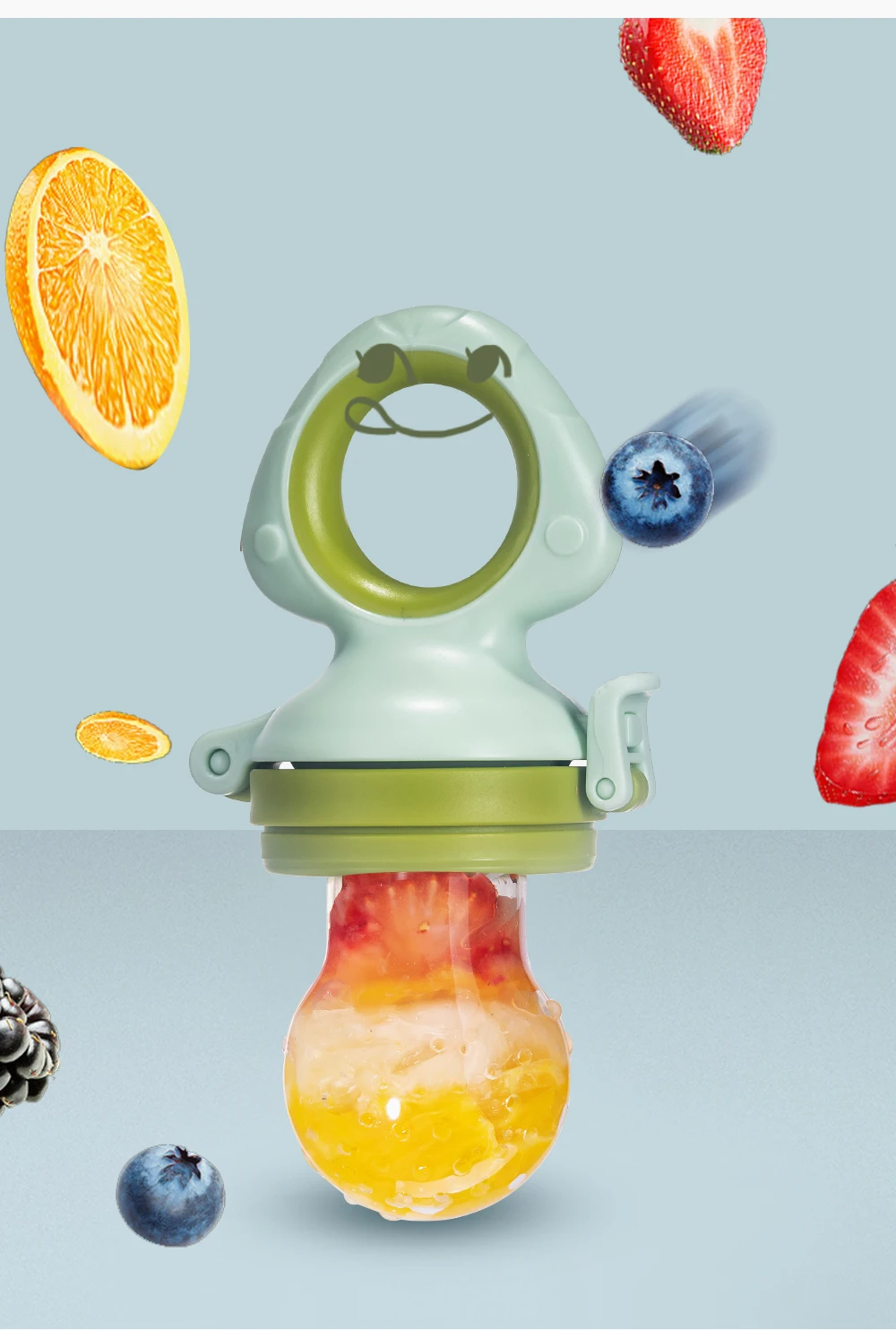 Sunveno детское питание кормушка фруктовая соска для кормления детская игрушка для прорезывания зубов Прорезыватель в аппетит стимулирующий силиконовые мешочки для малышей