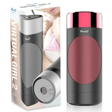 Rends New Realistic Vagina Vibrating Interactive Voice Male Masturbator Fake Pussy Sex Products For Men, Masturbation Cup.