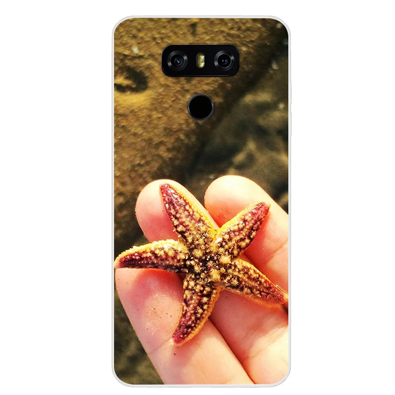 Забавный силиконовый чехол на заднюю панель для LG G6 мультфильм узорчатые телефонные чехлы для мобильного телефона LG G 6 Чехол из мягкого ТПУ для LGG6 Coque