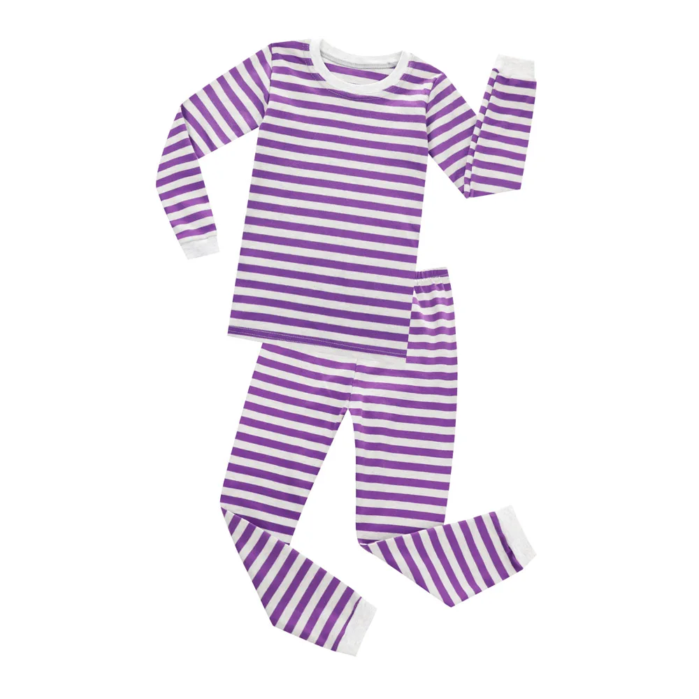 100 хлопковые полосатые пижамы для мальчиков детская одежда для сна детские пижамы комплекты рождественских пижам в полоску для мальчиков детская одежда рождественские пижамы - Цвет: PB13