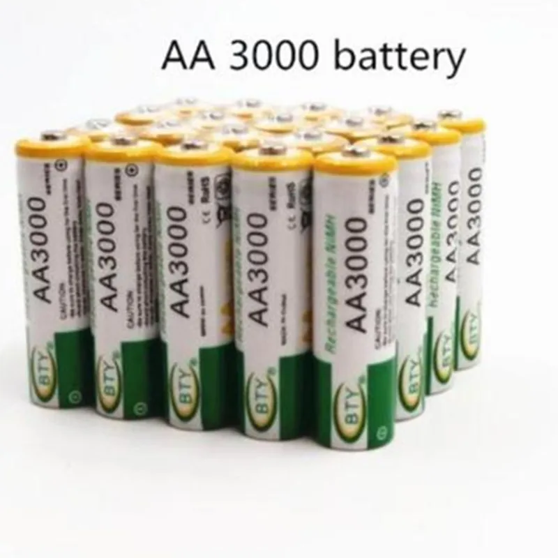 Dolidada 4 шт. 1,2 в 3000 аккумулятор АА, мАч ni-mh аккумуляторная батарея аа батареи+ 1 шт. зарядное устройство для батареи AA/AAA
