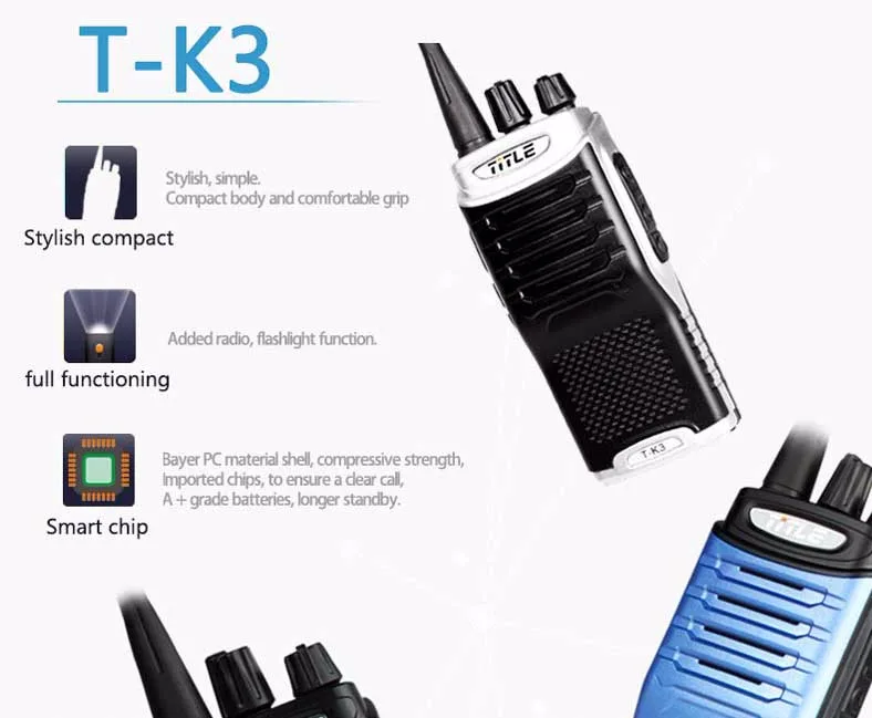 (1 шт.) KSUN T-K3 Ham двухстороннее Радио рация двухдиапазонный трансивер BUXUN T-K3