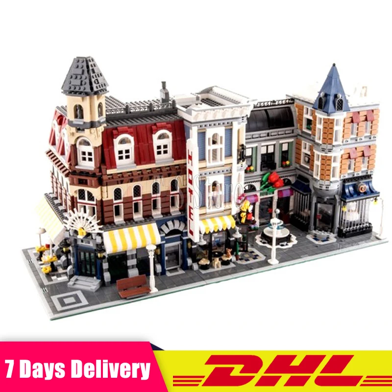 

IN Stock 2133 PCS LEPIN 15002 Cafe Corner +15019 4002pcs Assembly Square Model Building Kits Toys MOC Legoinglys 102555 10182