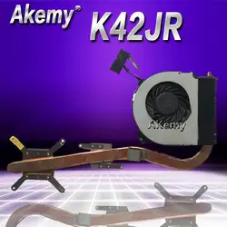 Akemy оригинал для ASUS k42jb K42JR K42JE K42JK ноутбука Процессор GPU радиатор охлаждения 13GN0D1AM010-1 100% тестирование Быстрая доставка