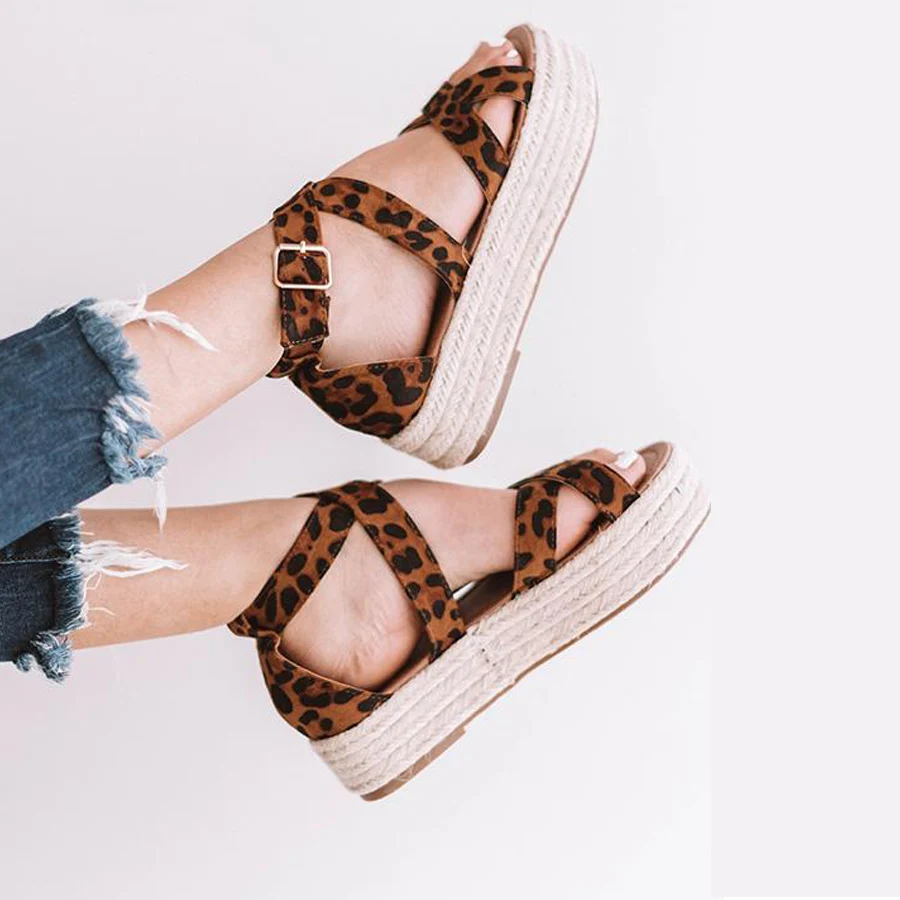 

Oeak Women Sandals New 2019 Thick Bottom Sandalias Mujer Summer Wedges Platform Sandals Female Buckle Strap Casual Ladies Shoes
