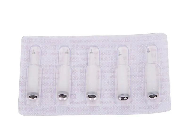 Qizhou ear acupuncture needle golden/silver ear pin point needle sterile press paste 100pcs disposable acupuncture needle