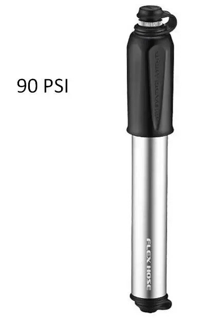 LEZYNE Sport hp 120psi 8.3bar/HV 90psi 6.2bar портативный многофункциональный мини-насос - Цвет: silver 90PSI
