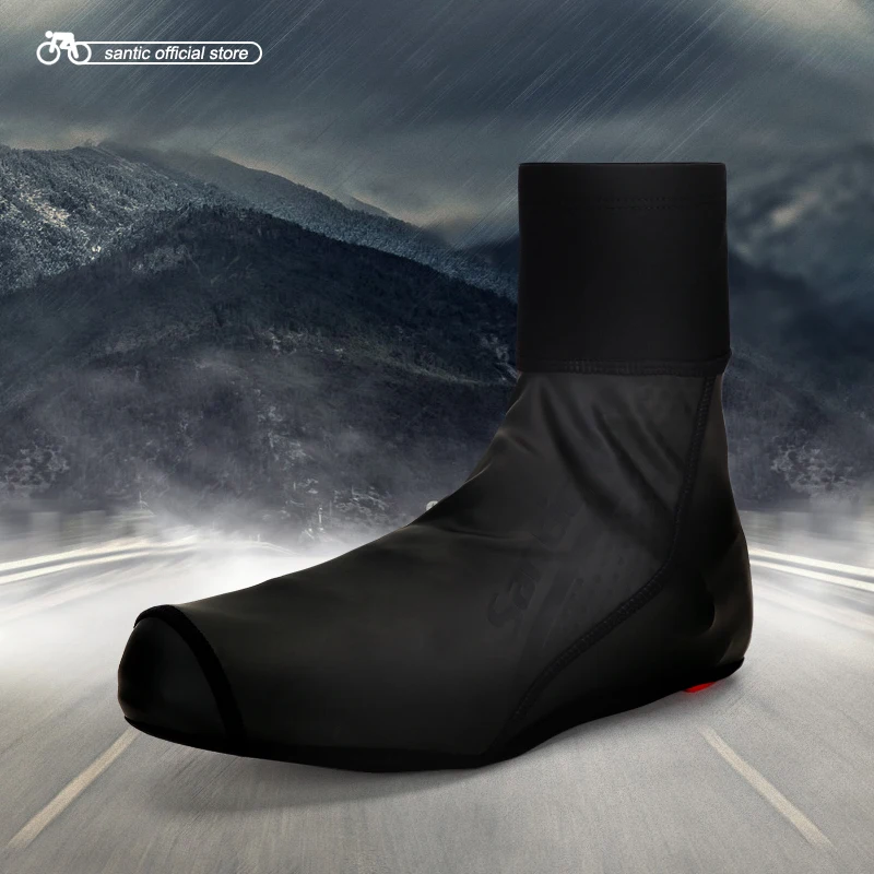 

Santic Men Cycling Shoes Cover Windproof MTB Road Bike Bicycle Overshoes Winter Shoes Cover Shoes Shoes Protector 5C09047