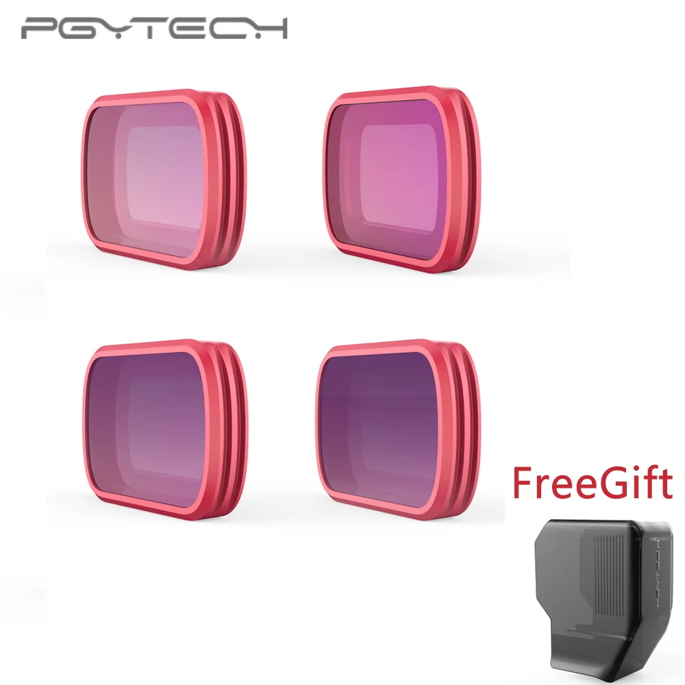 

In Stock PGYTECH For DJI OSMO Pocket Filters set Professional Filter 4ps set ND 8 16 32 64 PL Gradual Version ND8 ND16 ND32 ND64