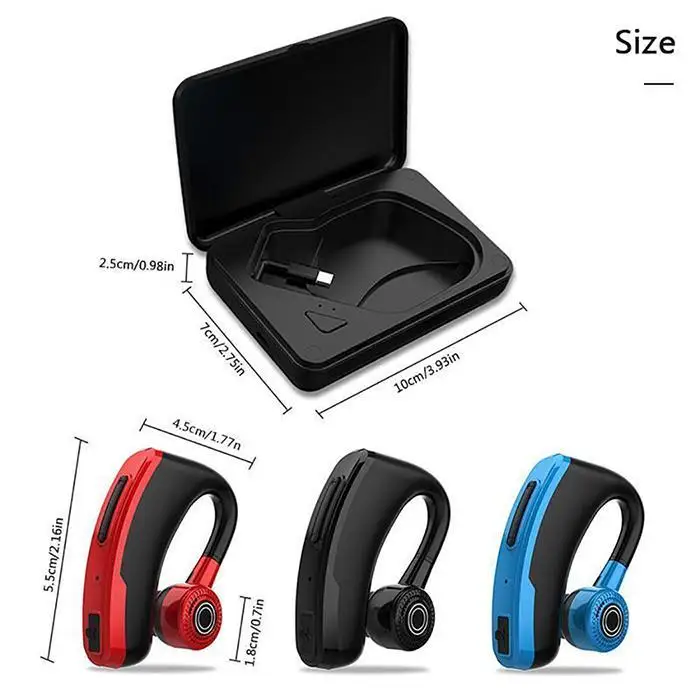Беспроводные Bluetooth стерео наушники для ушей 20 кГц Спортивная гарнитура громкой