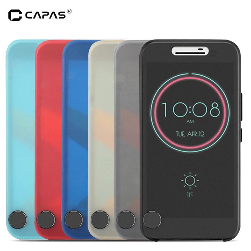 

For HTC 10 Flip Case Cover Smart Sleep Wake Ice View Window PC Cover For HTC One M10 Lifestyle Case Touchable Protective Shield