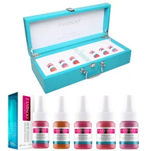 Famisoo 6 шт. машинка для татуажа губ ручка Перманентный пигмент чернила эмульсии 3D Microblading макияж Pigmento принадлежности аксессуары