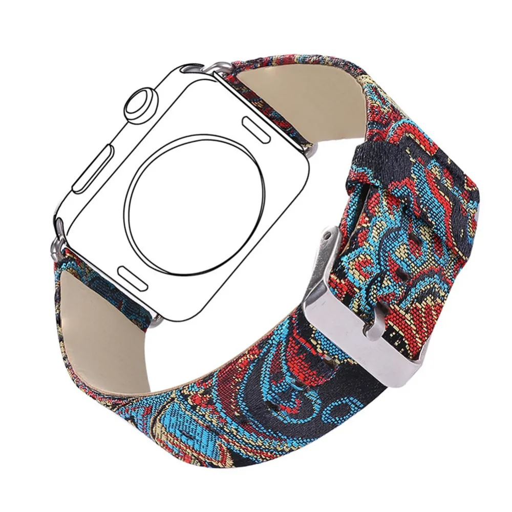 Buy New Stylish Leather&Fabric Watch Strap Watchband