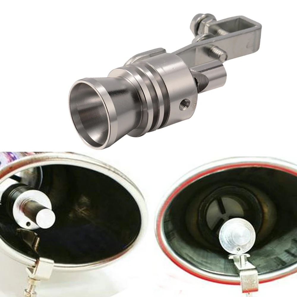 Автомобильный турбо звуковой свисток Глушитель выхлопная труба алюминиевая выхлопная труба симулятор Whistler Размер S, M, L, XL
