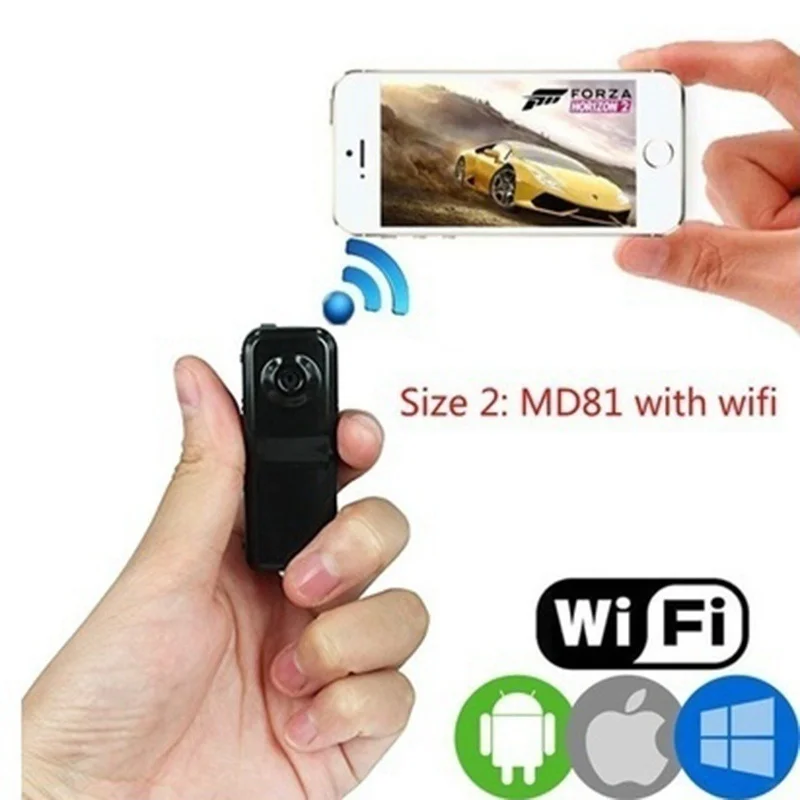  Mini MD81S Outdoor Portable Camera Mini DV IP Camera HD Micro Wireless Baby Video Monitors With 4GB