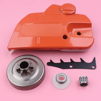 

Chain Brake Clutch Sprocket Drum Cover For Husqvarna 445 450 Chainsaw Spare Part Worm Gear Needle Bearing Felling Dog Kit