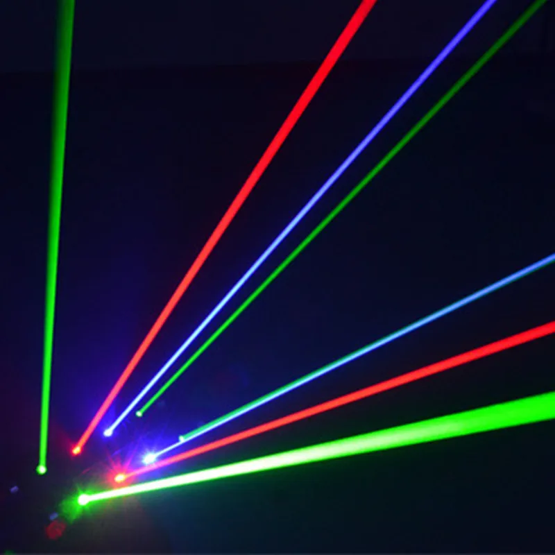 Sharelife 8 глаз RGB движущаяся головка паук луч Лазерный свет DMX мастер раб домашний