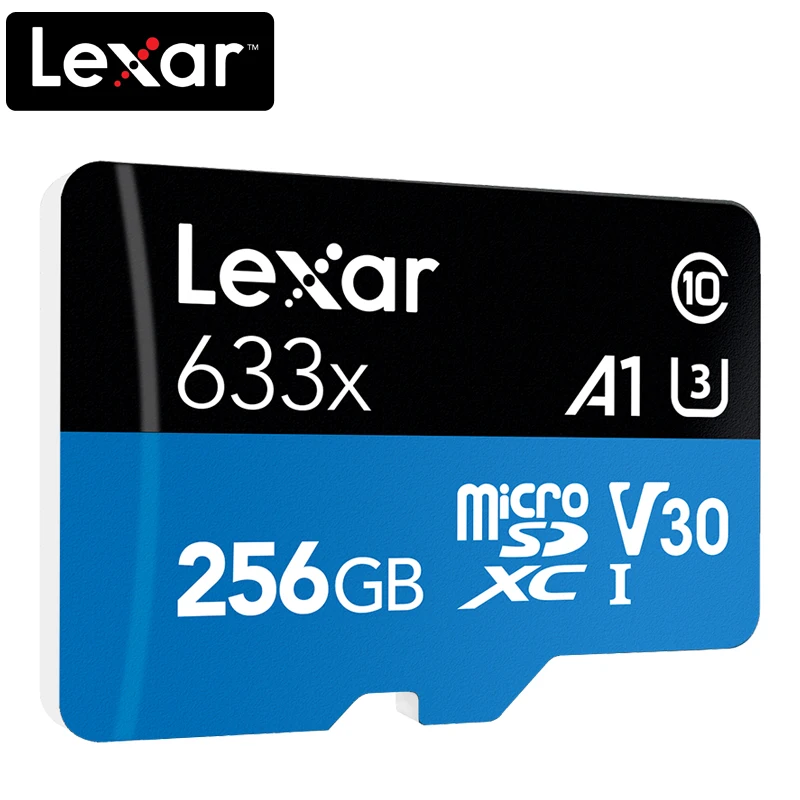 Lexar 633x1 ТБ 256 Гб карта памяти Micro SD карты скоростью чтения до 95 d e м/с Class10 cartao de memoria TF флеш-карта для переключатель